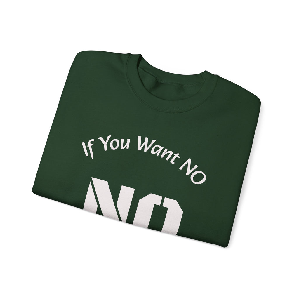 No Means No Sweatshirt