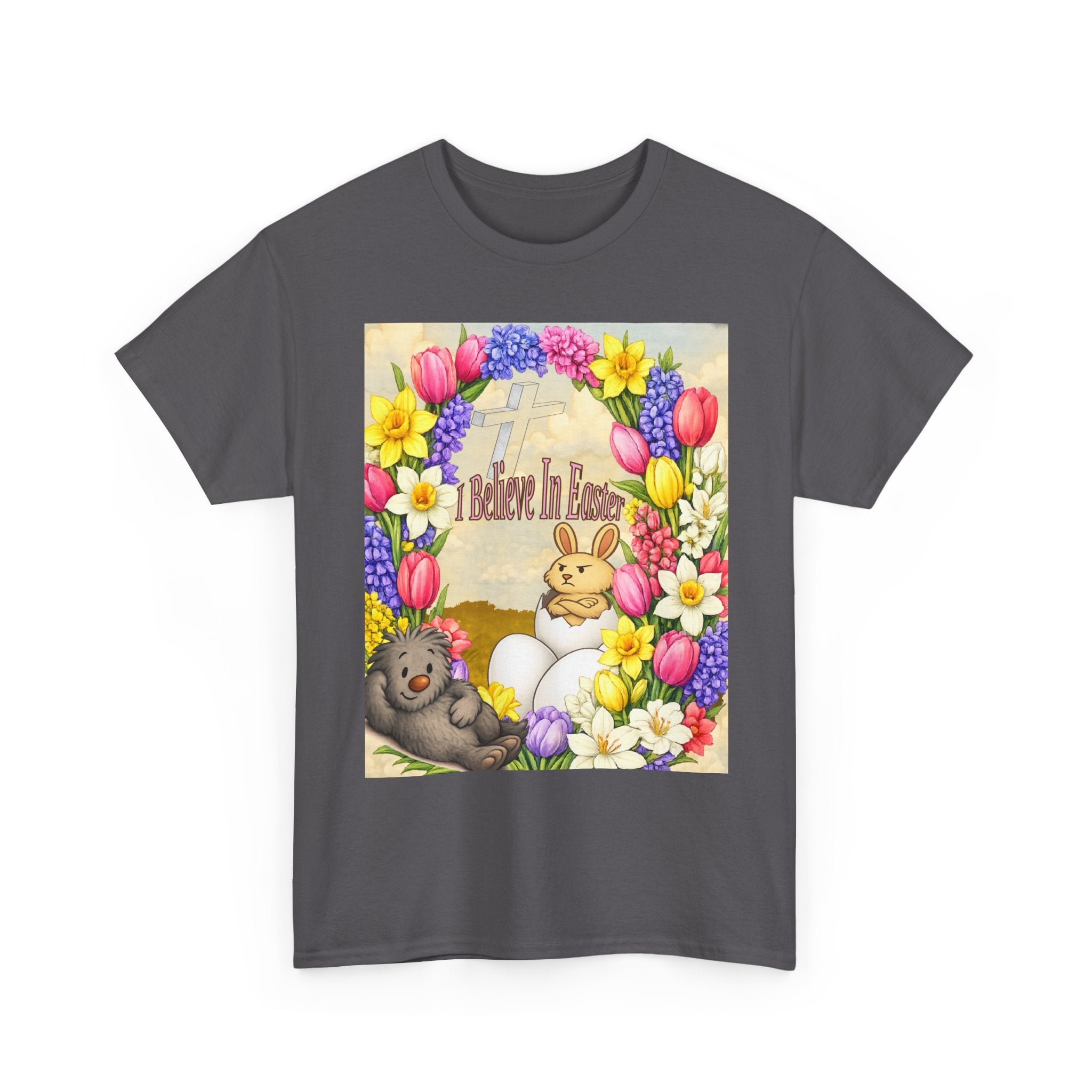 I Believe In Easter Shirt | Reggie & Dean | Christian Easter Tee | Funny Easter Bunny Shirt | Kids Book Character Shirt