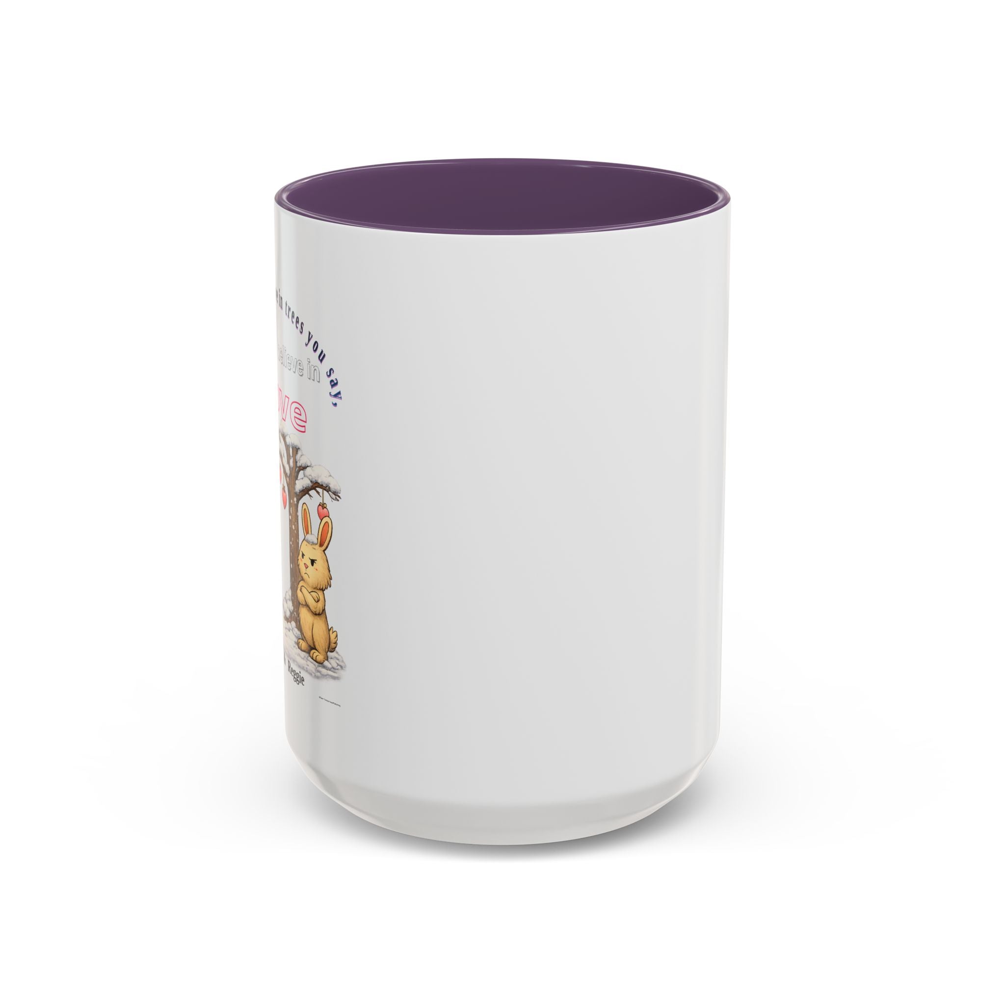 Dean & Reggie Valentine Mug - You Don't Believe in Trees But Believe in Love - Funny Anti-Valentine's Day Coffee Cup