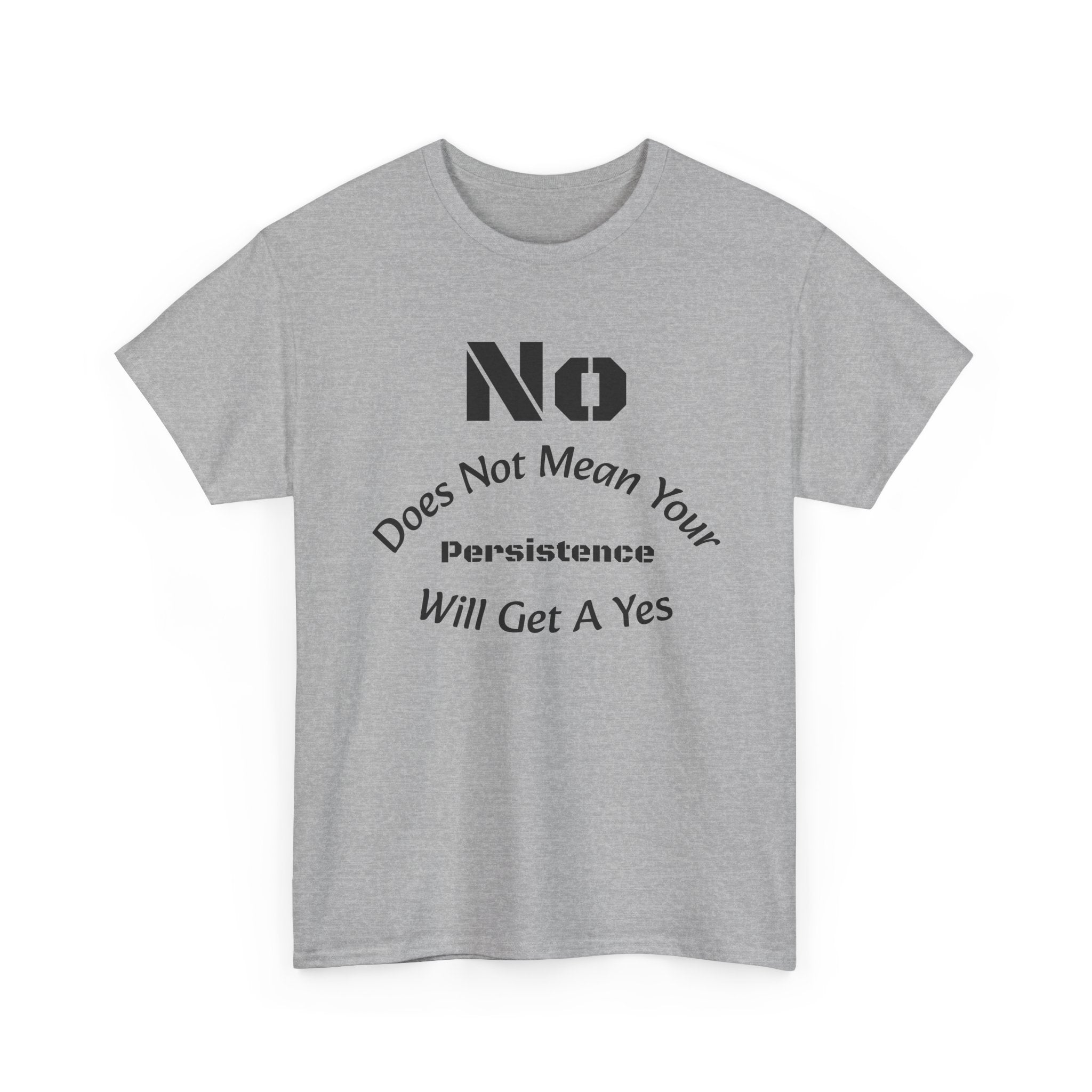 No Means No Shirt Unisex Heavy Cotton Tee