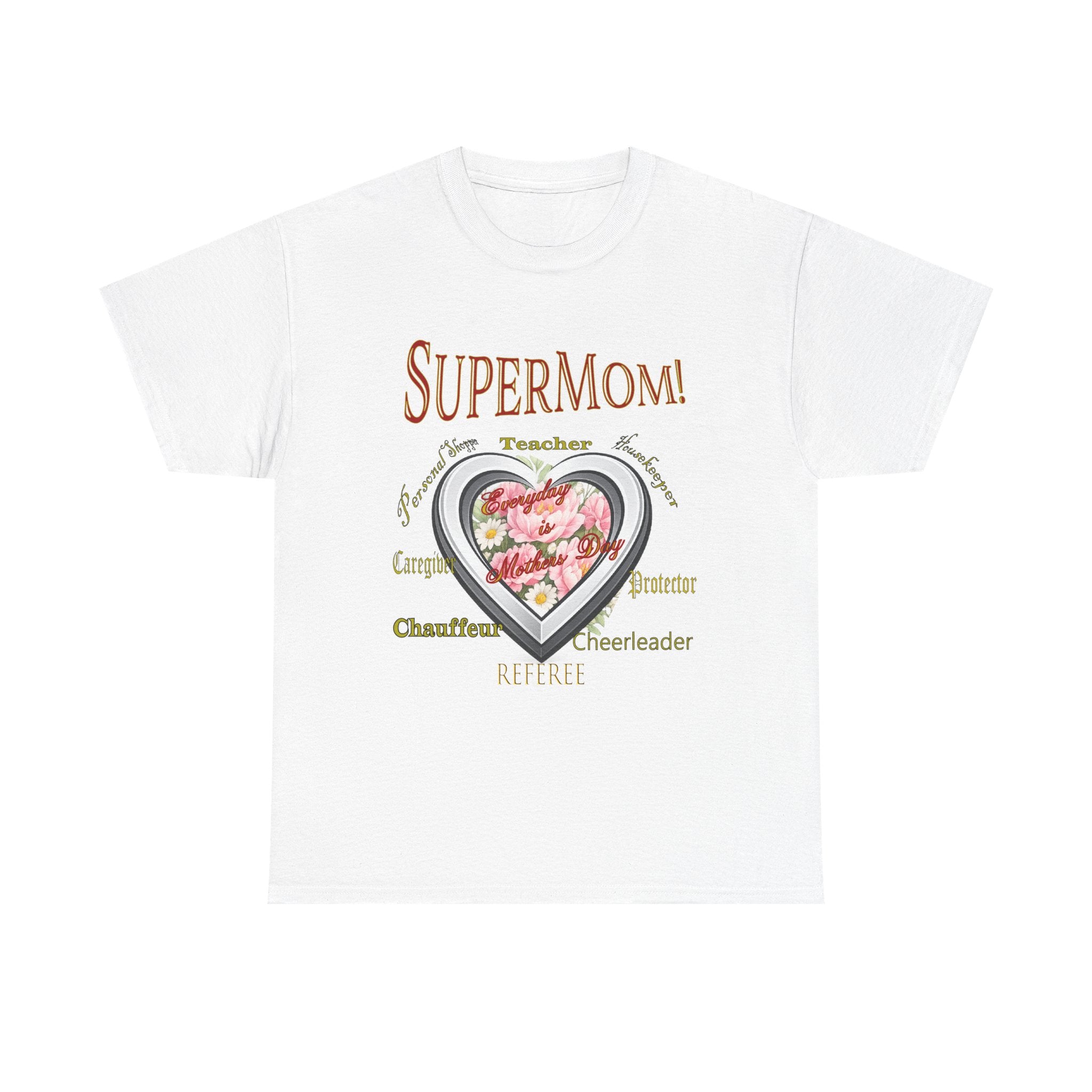 SuperMom T-Shirt - Funny Mom Gift Shirt - Mother's Day Tee - Gift for Mom - Super Mom Graphic Tee - Mom Life Shirt
