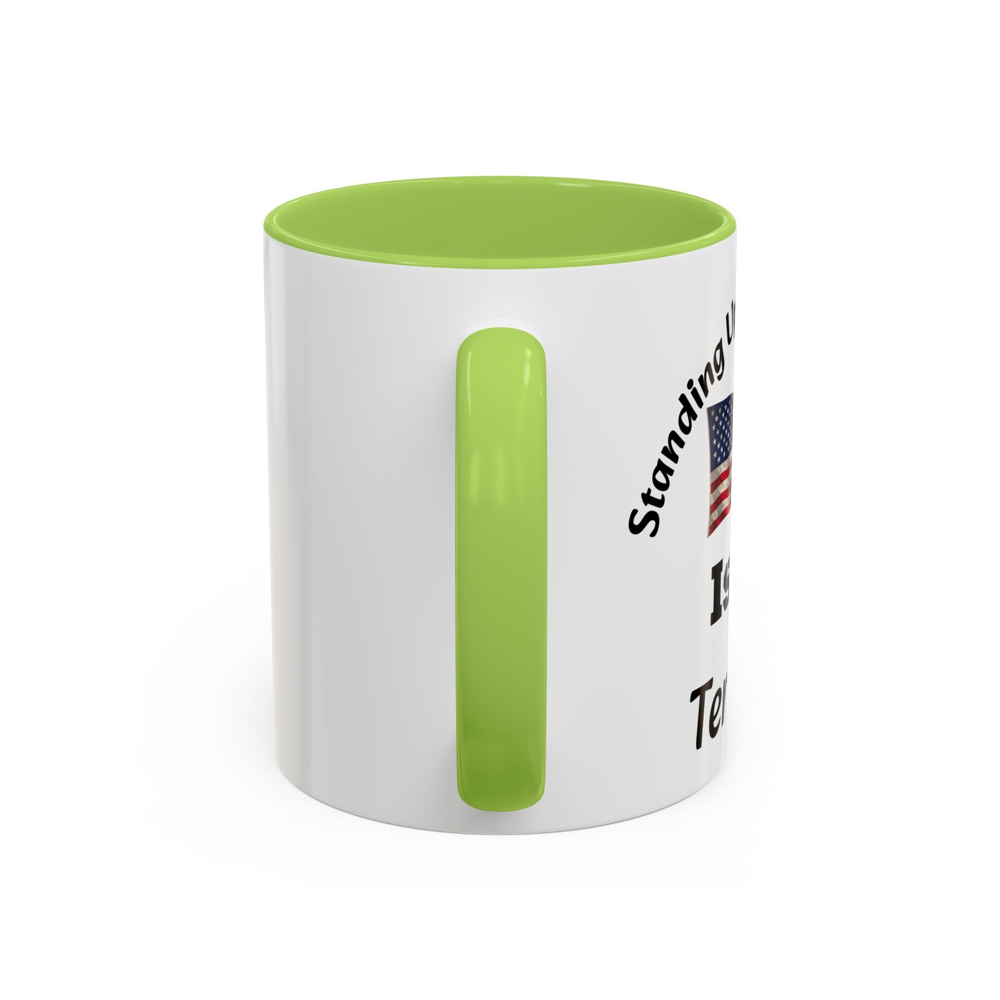 Standing Up For Your Rights Is Not Terrorism Mug | American Flag Coffee Mug | Constitutional Rights Cup