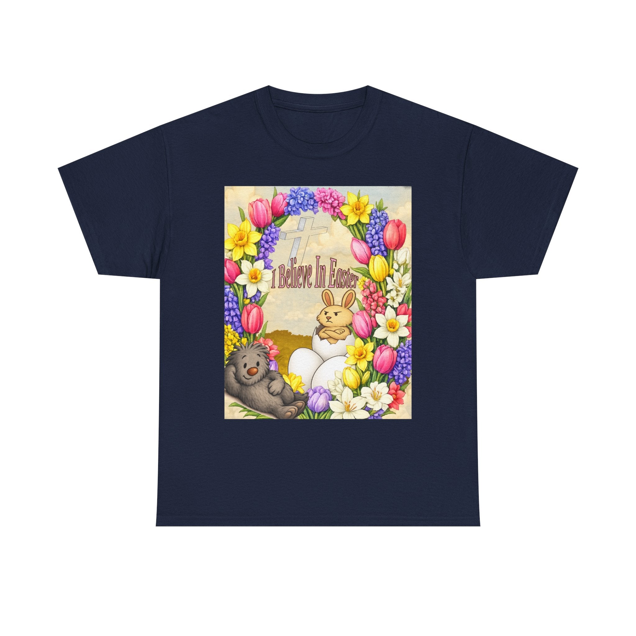 I Believe In Easter Shirt | Reggie & Dean | Christian Easter Tee | Funny Easter Bunny Shirt | Kids Book Character Shirt