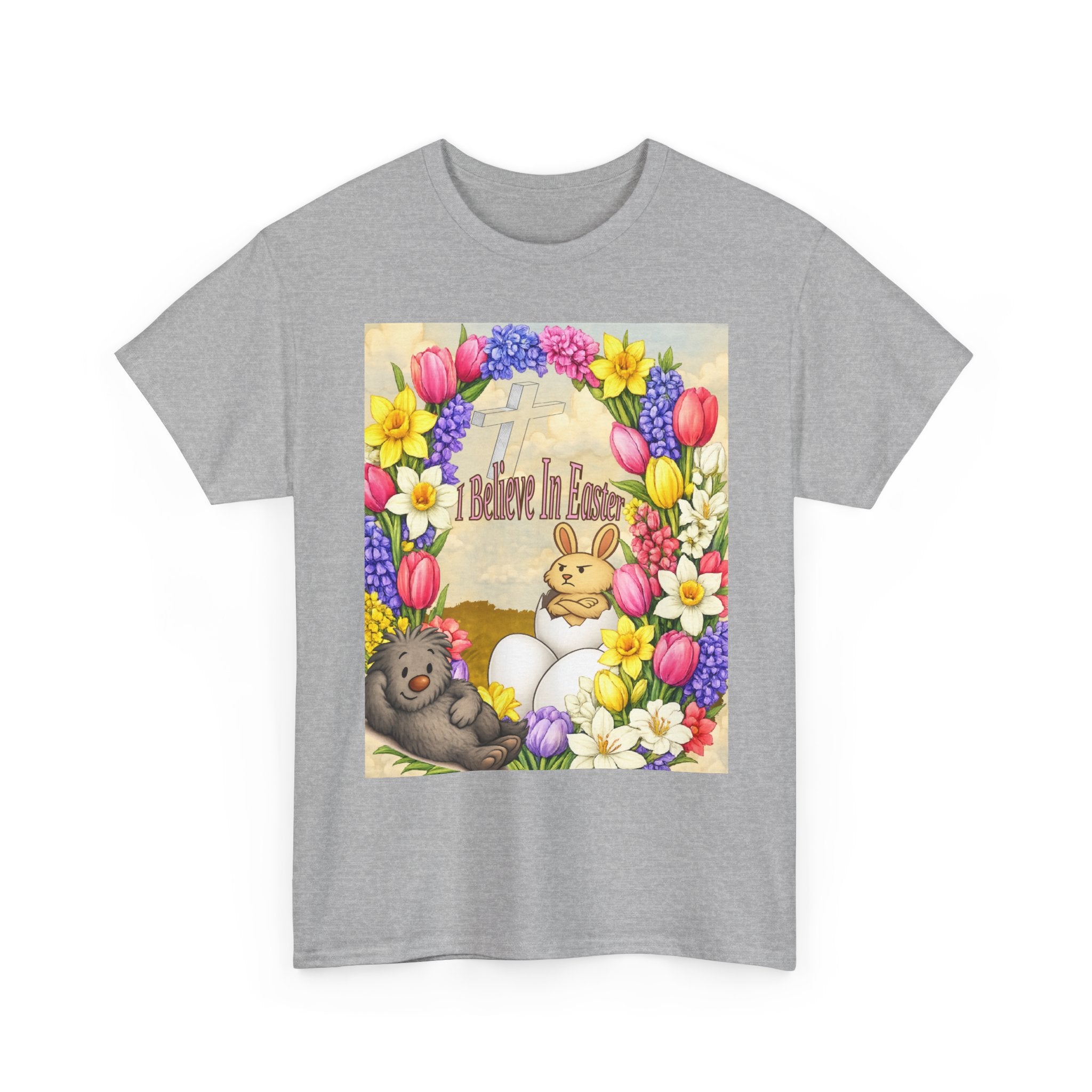 I Believe In Easter Shirt | Reggie & Dean | Christian Easter Tee | Funny Easter Bunny Shirt | Kids Book Character Shirt