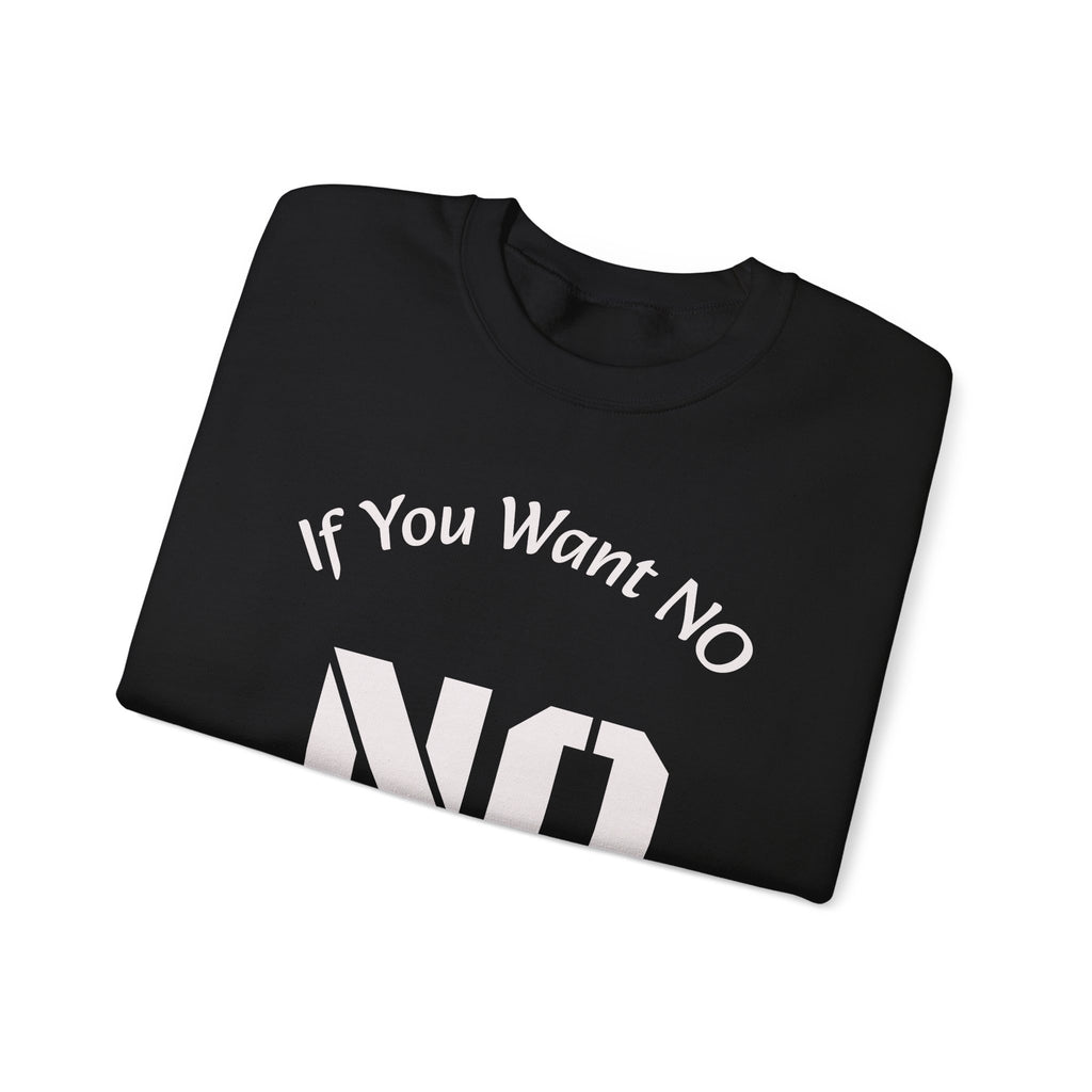 No Means No Sweatshirt