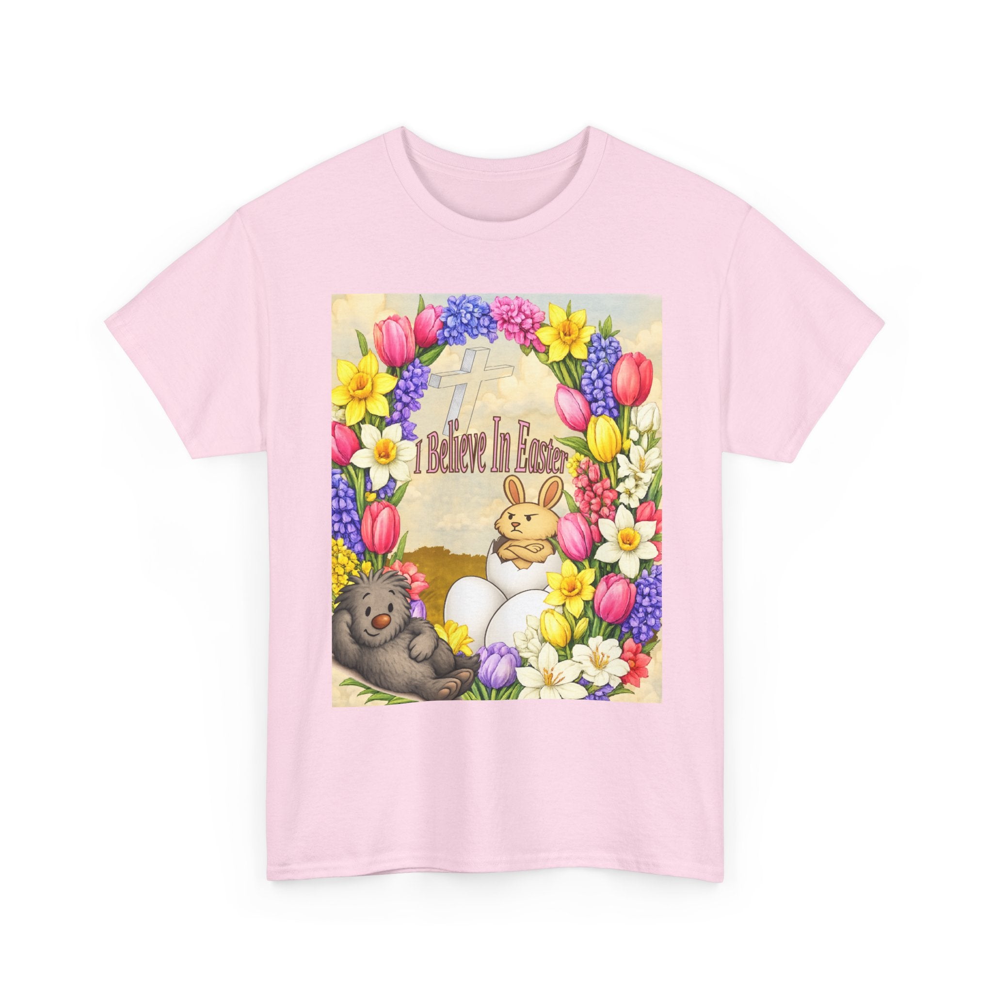 I Believe In Easter Shirt | Reggie & Dean | Christian Easter Tee | Funny Easter Bunny Shirt | Kids Book Character Shirt