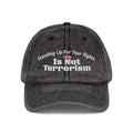Standing Up For Your Rights Is Not Terrorism Hat | Political Statement Cap | Activism Headwear