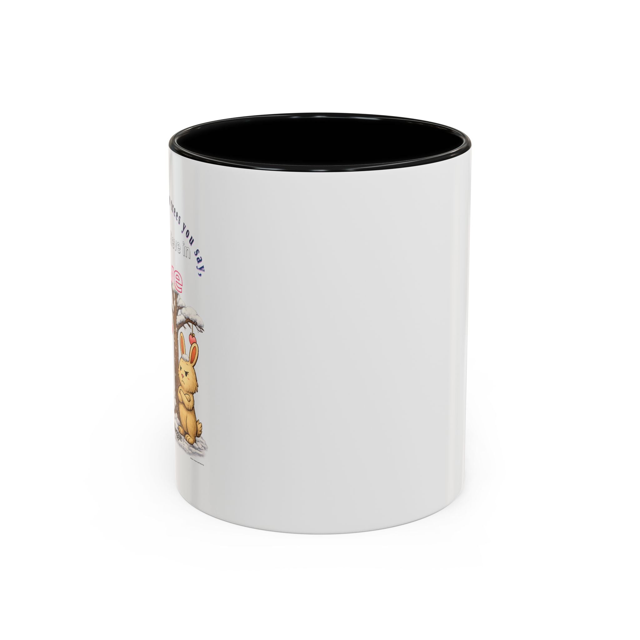 Dean & Reggie Valentine Mug - You Don't Believe in Trees But Believe in Love - Funny Anti-Valentine's Day Coffee Cup