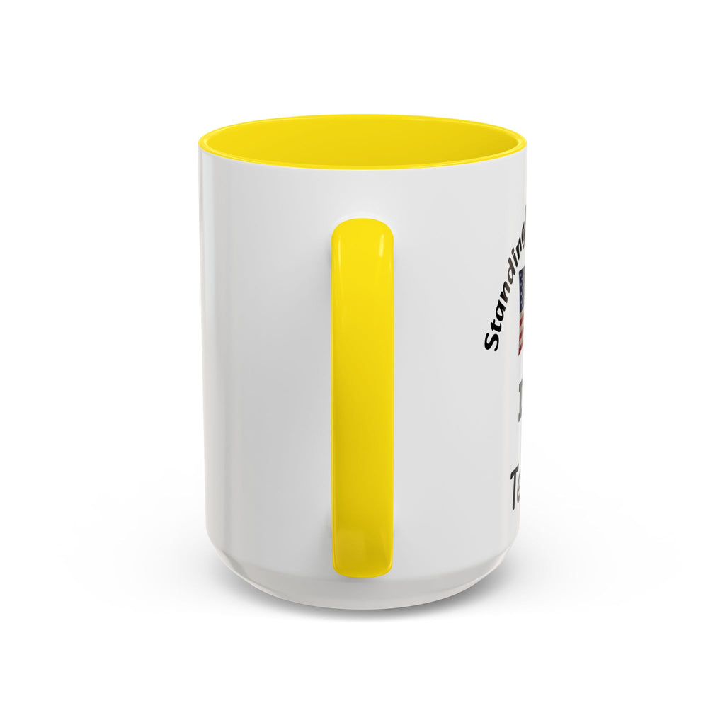 Standing Up For Your Rights Is Not Terrorism Mug | American Flag Coffee Mug | Constitutional Rights Cup