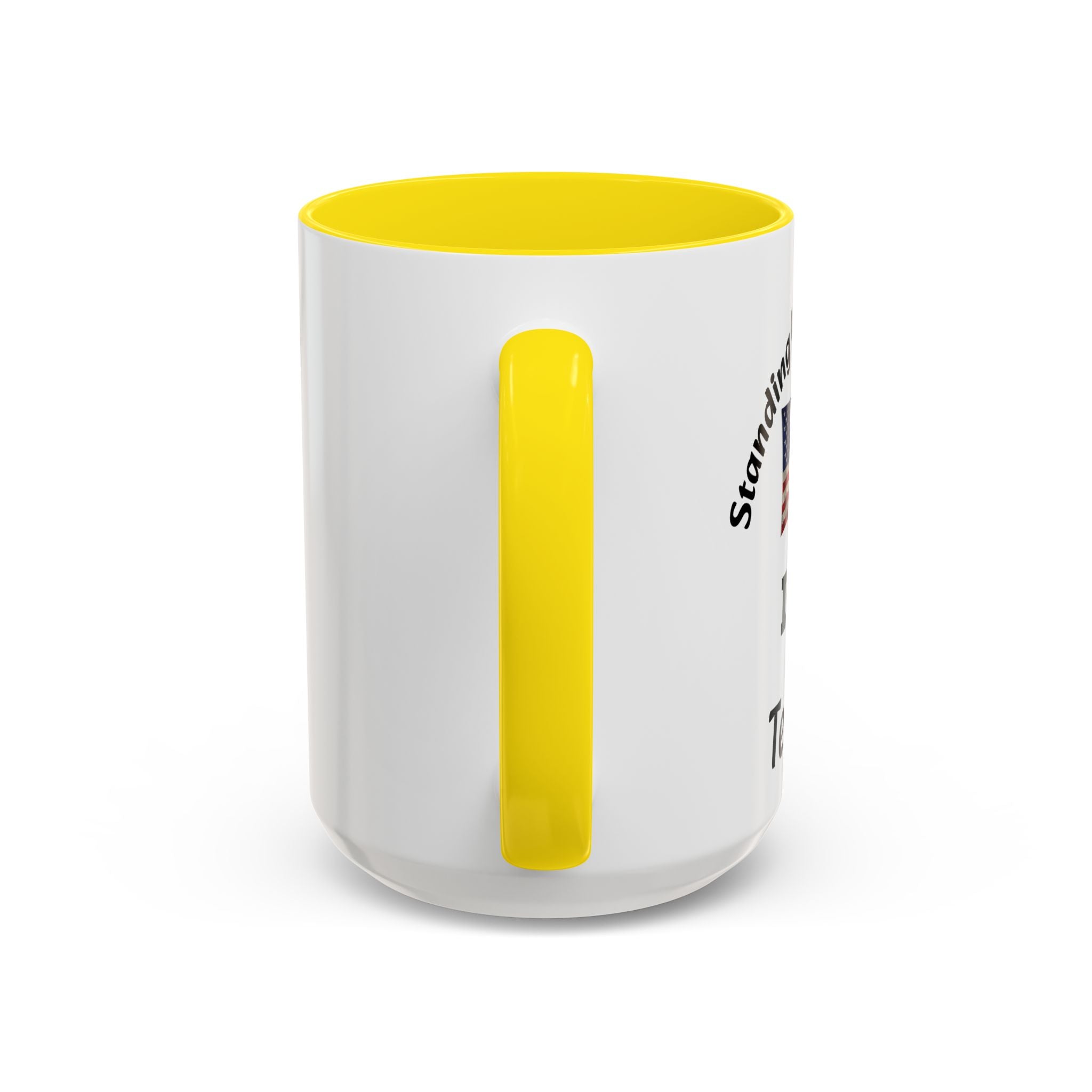 Standing Up For Your Rights Is Not Terrorism Mug | American Flag Coffee Mug | Constitutional Rights Cup