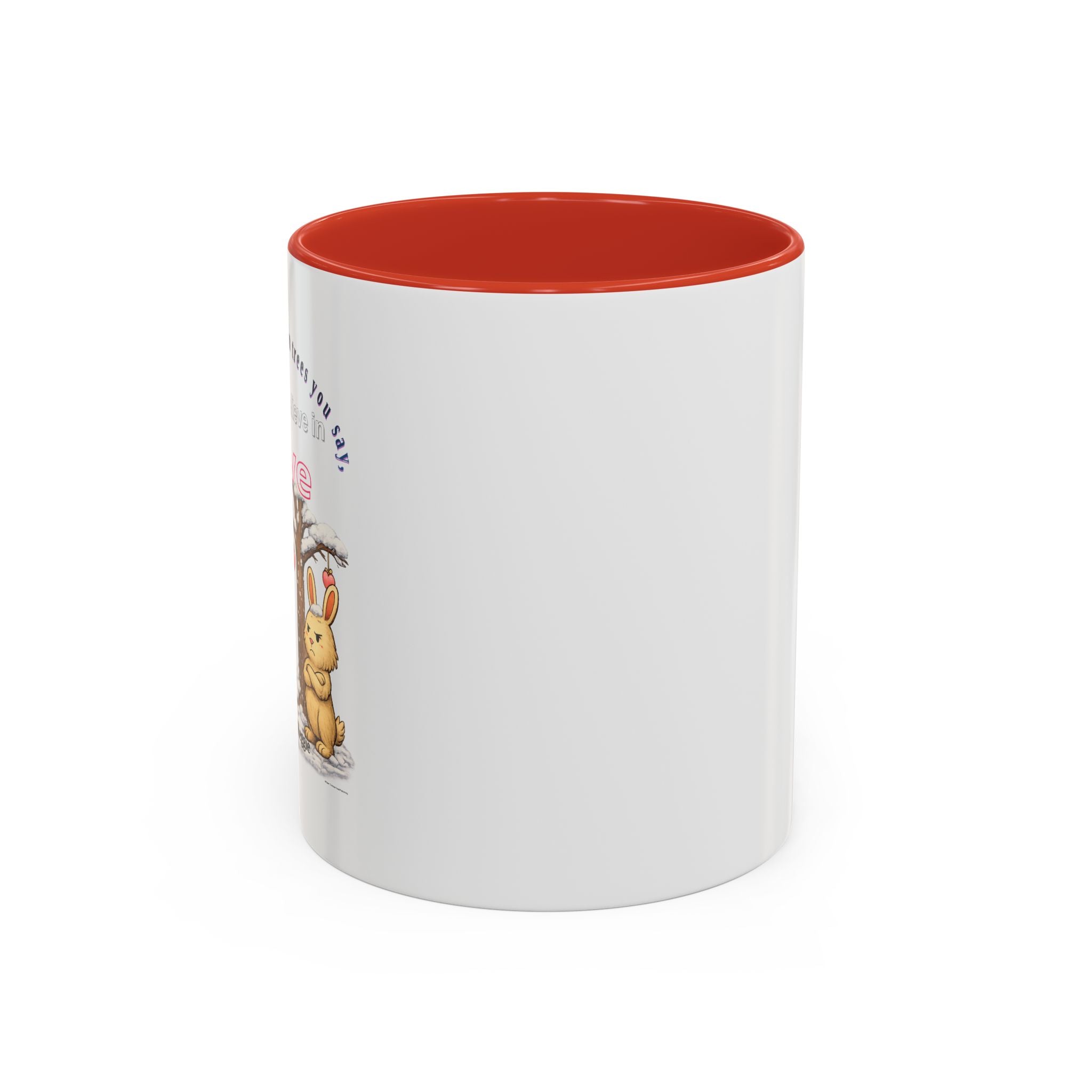 Dean & Reggie Valentine Mug - You Don't Believe in Trees But Believe in Love - Funny Anti-Valentine's Day Coffee Cup