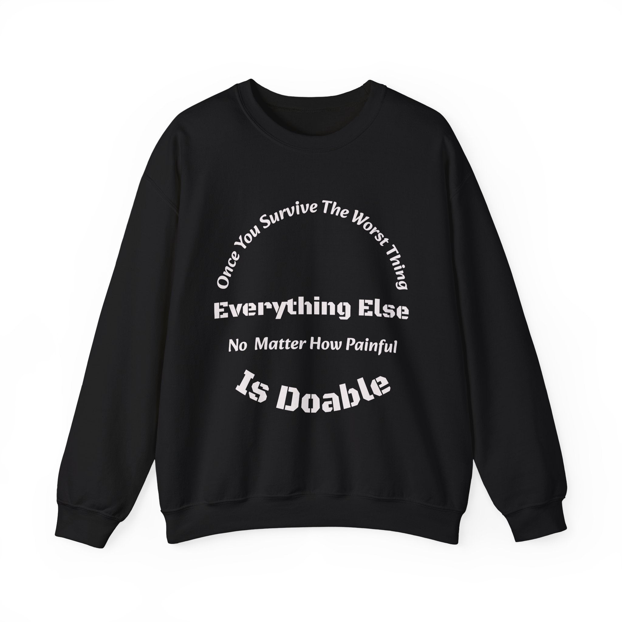 Once you survive the worst thing, everything else, no matter how painful, is doable.