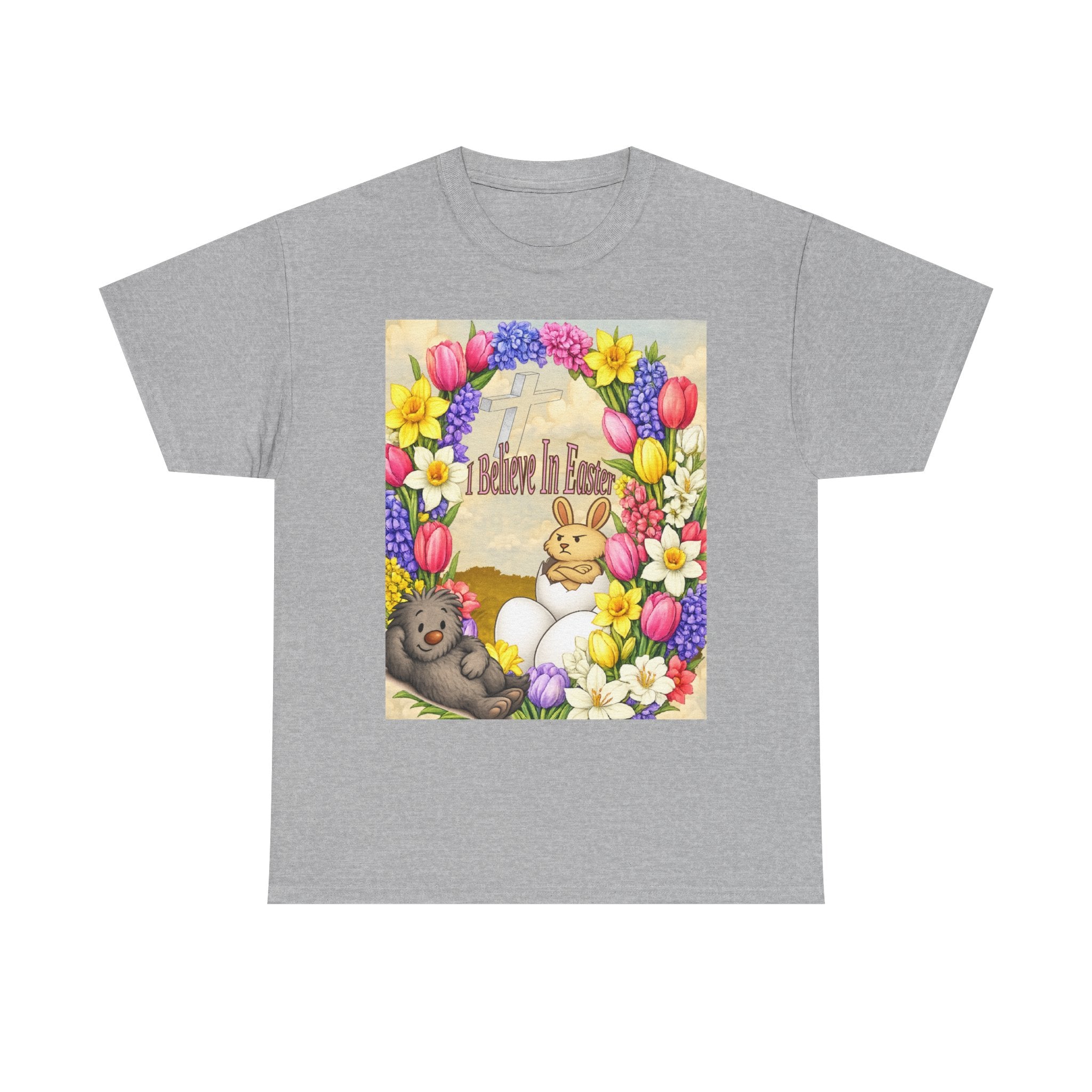 I Believe In Easter Shirt | Reggie & Dean | Christian Easter Tee | Funny Easter Bunny Shirt | Kids Book Character Shirt