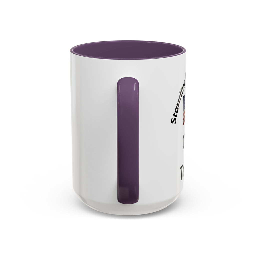 Standing Up For Your Rights Is Not Terrorism Mug | American Flag Coffee Mug | Constitutional Rights Cup