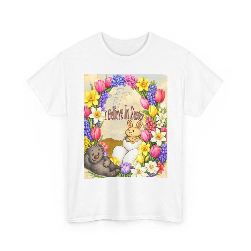 I Believe In Easter Shirt | Reggie & Dean | Christian Easter Tee | Funny Easter Bunny Shirt | Kids Book Character Shirt