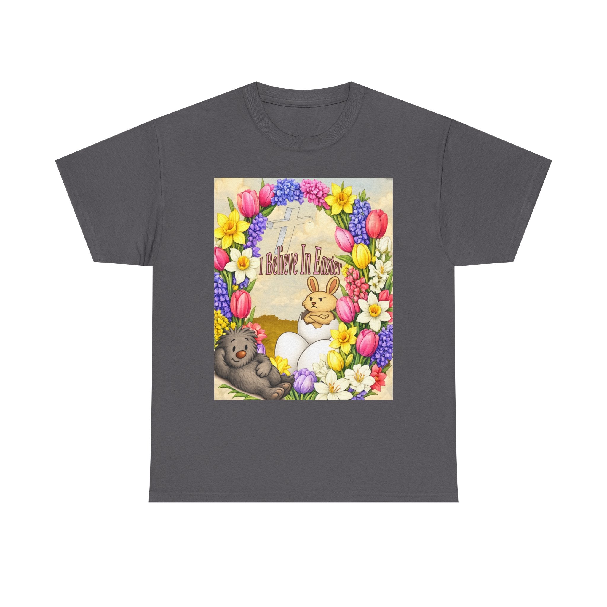 I Believe In Easter Shirt | Reggie & Dean | Christian Easter Tee | Funny Easter Bunny Shirt | Kids Book Character Shirt