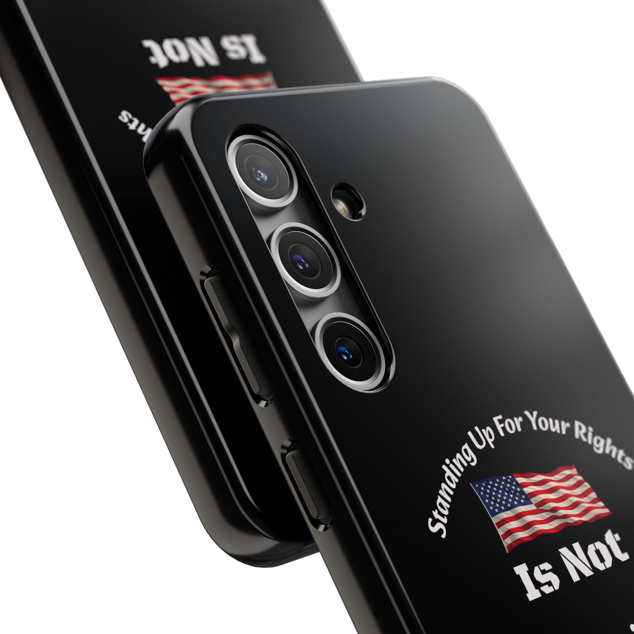 Standing Up For Your Rights Is Not Terrorism Phone Case | Political Statement Case | Activism Tech Accessory