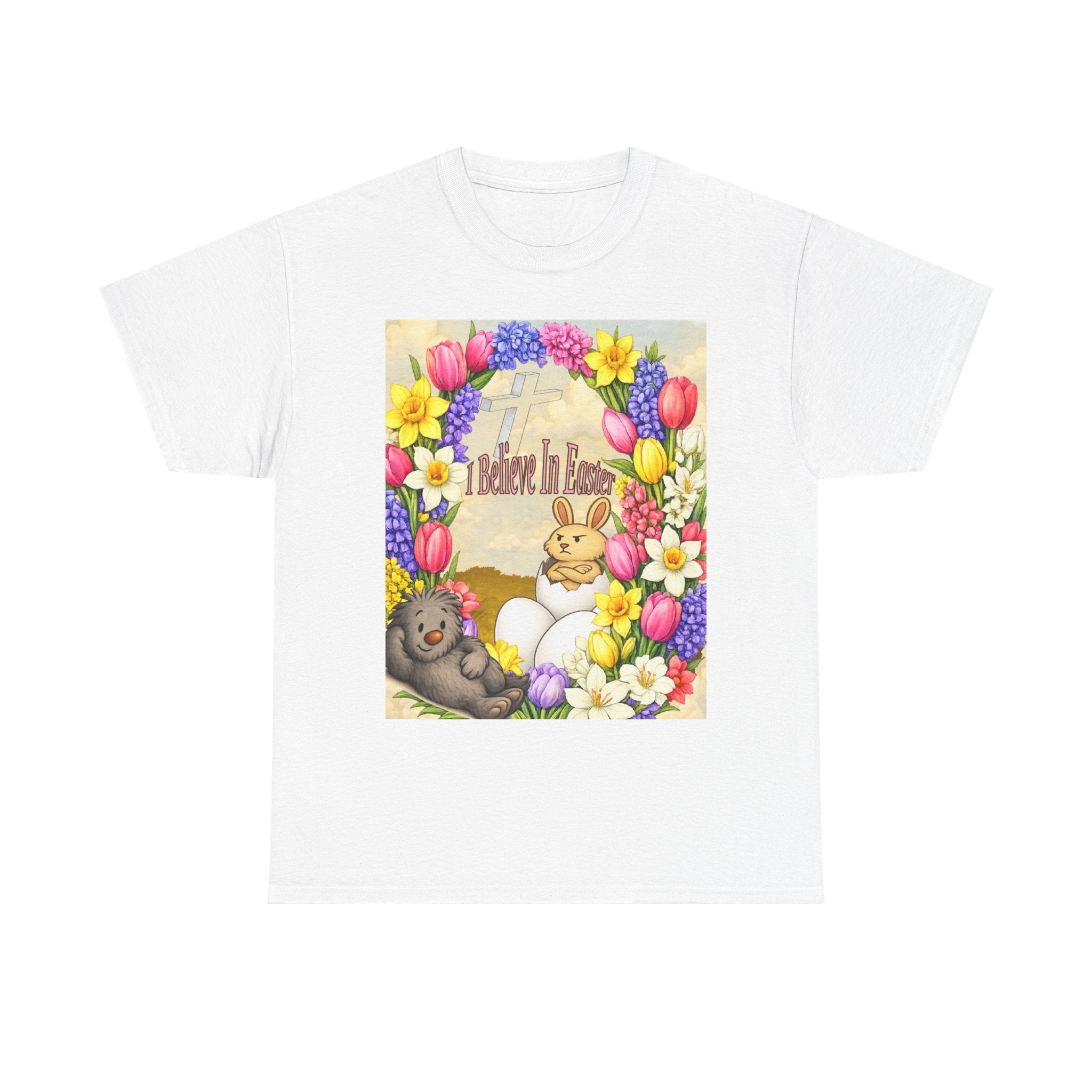 I Believe In Easter Shirt | Reggie & Dean | Christian Easter Tee | Funny Easter Bunny Shirt | Kids Book Character Shirt