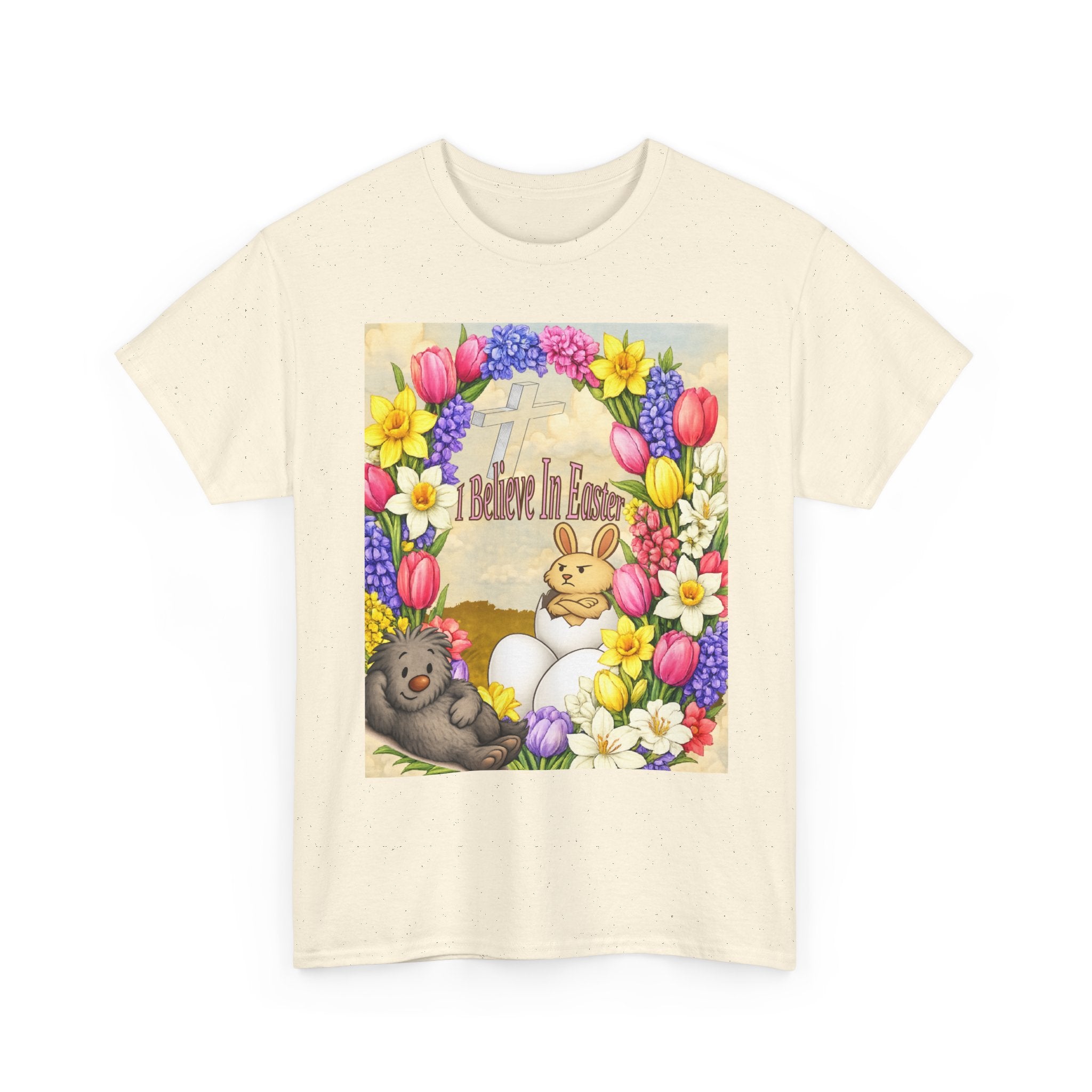 I Believe In Easter Shirt | Reggie & Dean | Christian Easter Tee | Funny Easter Bunny Shirt | Kids Book Character Shirt