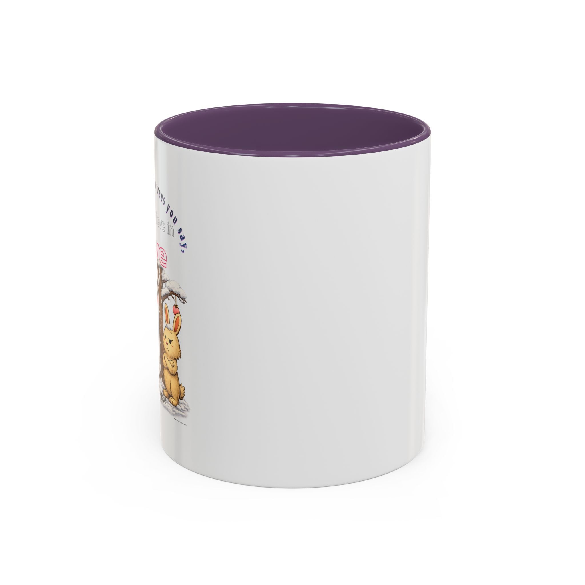 Dean & Reggie Valentine Mug - You Don't Believe in Trees But Believe in Love - Funny Anti-Valentine's Day Coffee Cup