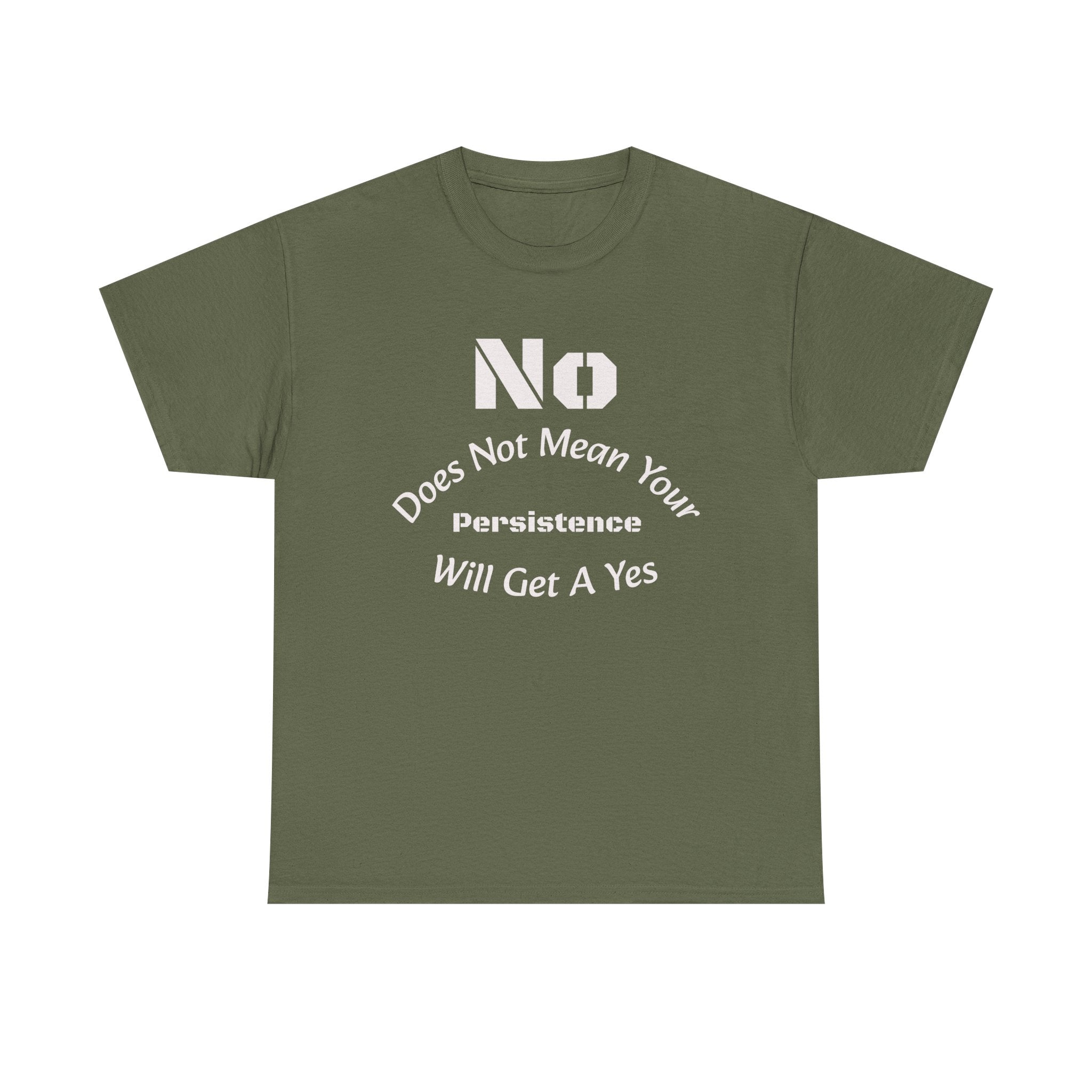 No Means No Shirt Unisex Heavy Cotton Tee