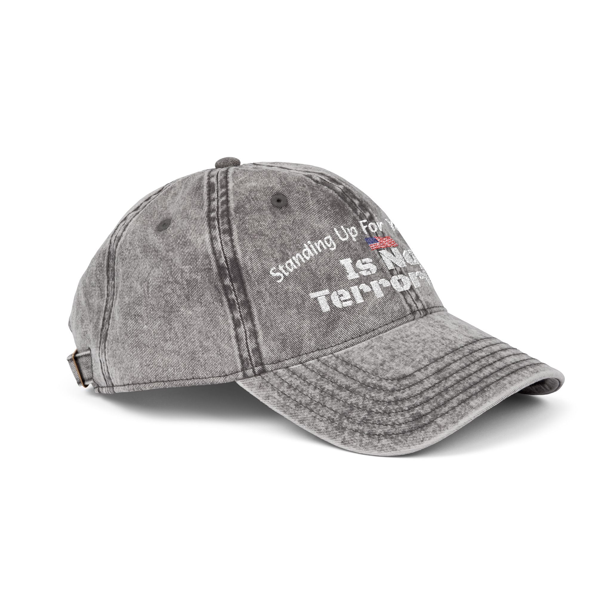 Standing Up For Your Rights Is Not Terrorism Hat | Political Statement Cap | Activism Headwear
