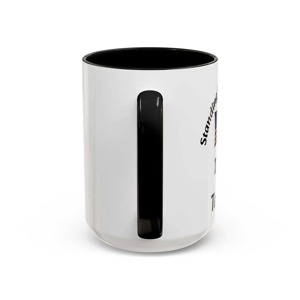 Standing Up For Your Rights Is Not Terrorism Mug | American Flag Coffee Mug | Constitutional Rights Cup
