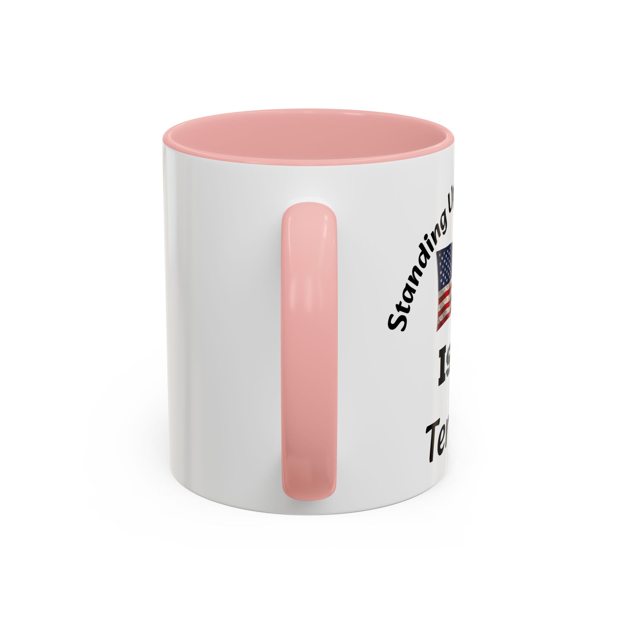 Standing Up For Your Rights Is Not Terrorism Mug | American Flag Coffee Mug | Constitutional Rights Cup