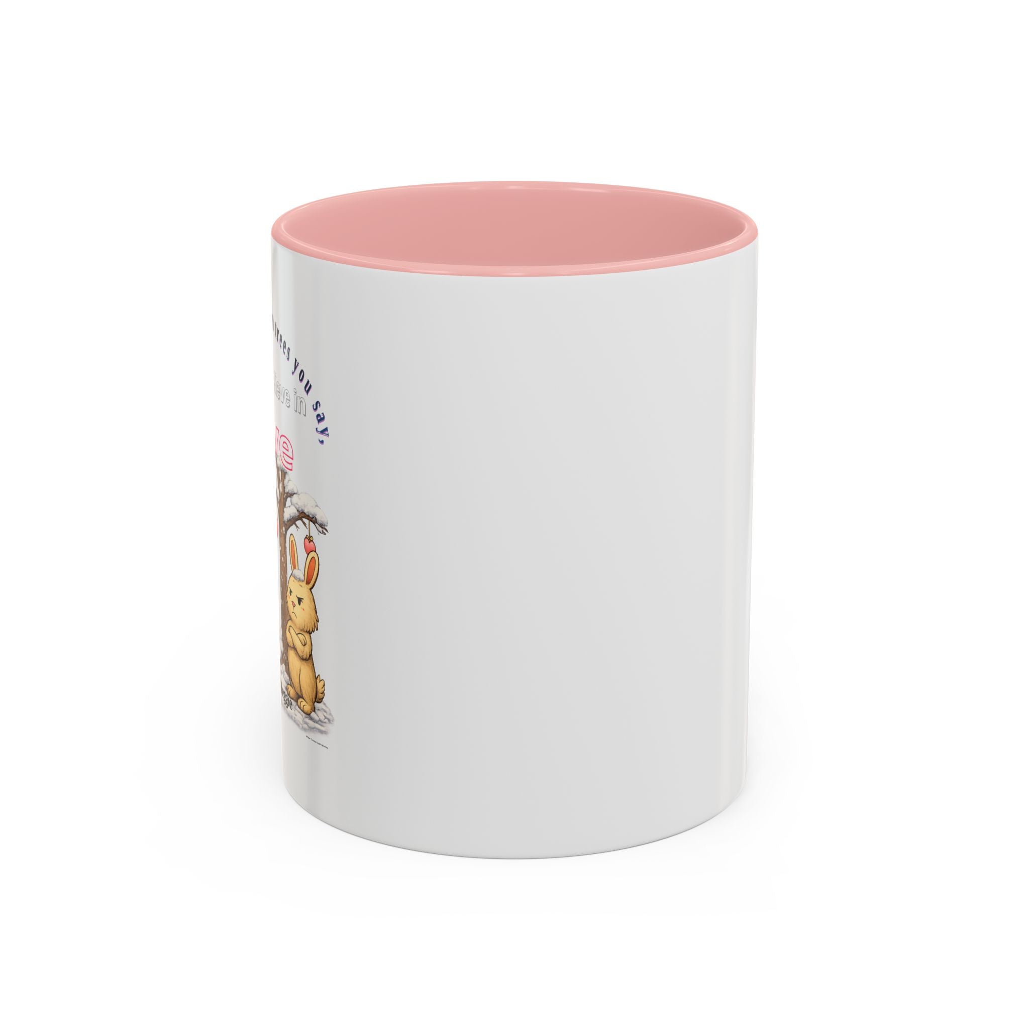 Dean & Reggie Valentine Mug - You Don't Believe in Trees But Believe in Love - Funny Anti-Valentine's Day Coffee Cup