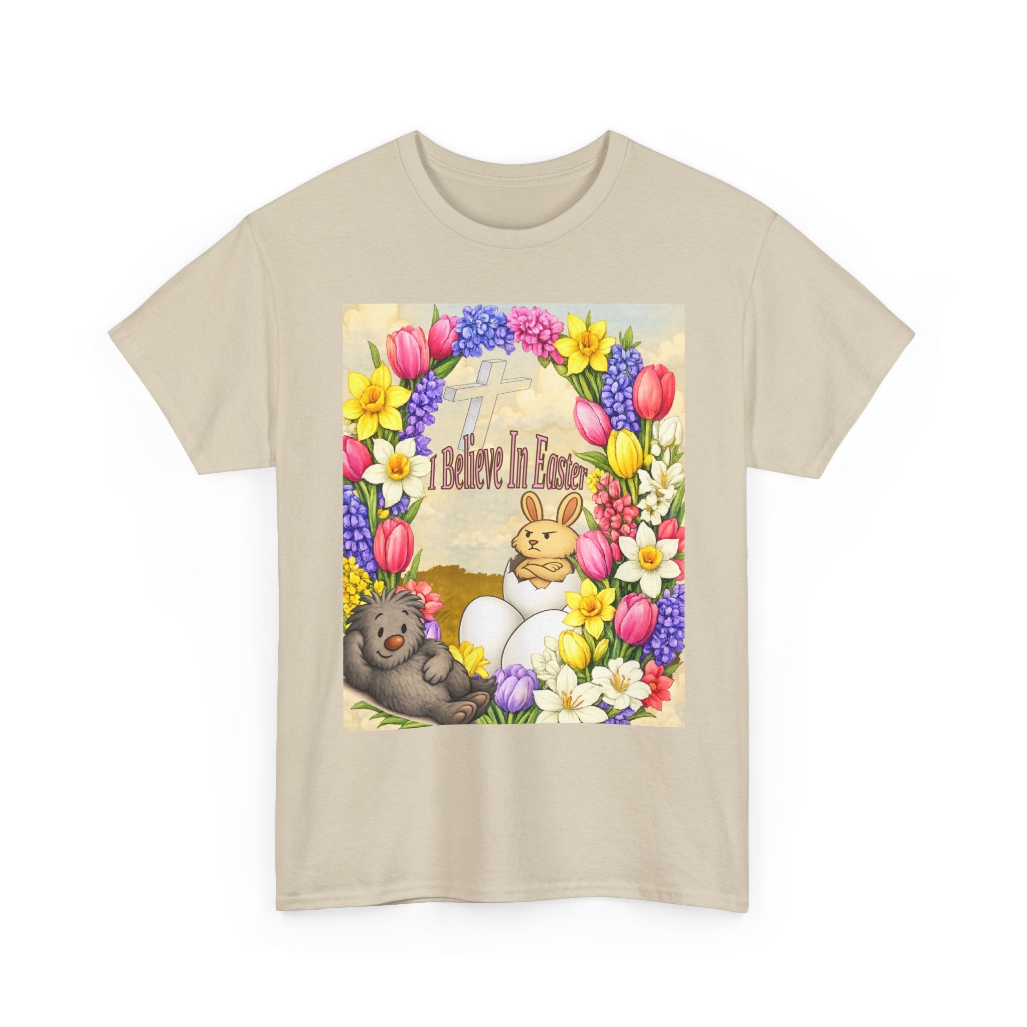 I Believe In Easter Shirt | Reggie & Dean | Christian Easter Tee | Funny Easter Bunny Shirt | Kids Book Character Shirt