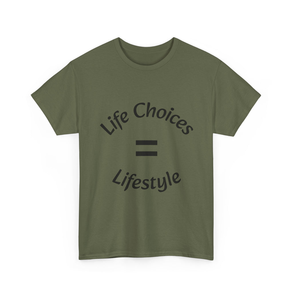 Life Choices Equal Lifestyle T-Shirt | Accountability Philosophy | Your Choices Shape You