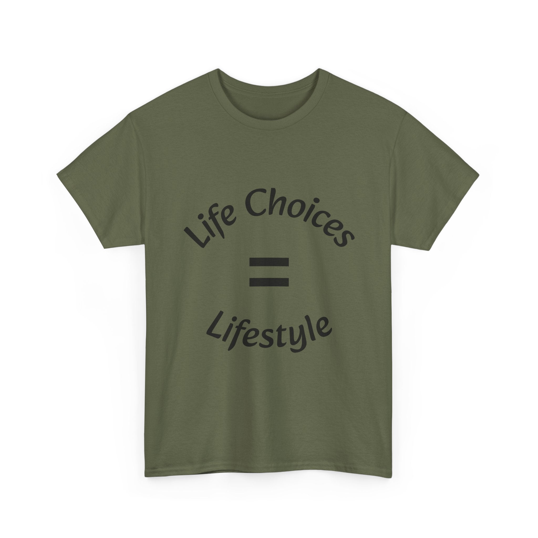 Life Choices Equal Lifestyle T-Shirt | Accountability Philosophy | Your Choices Shape You