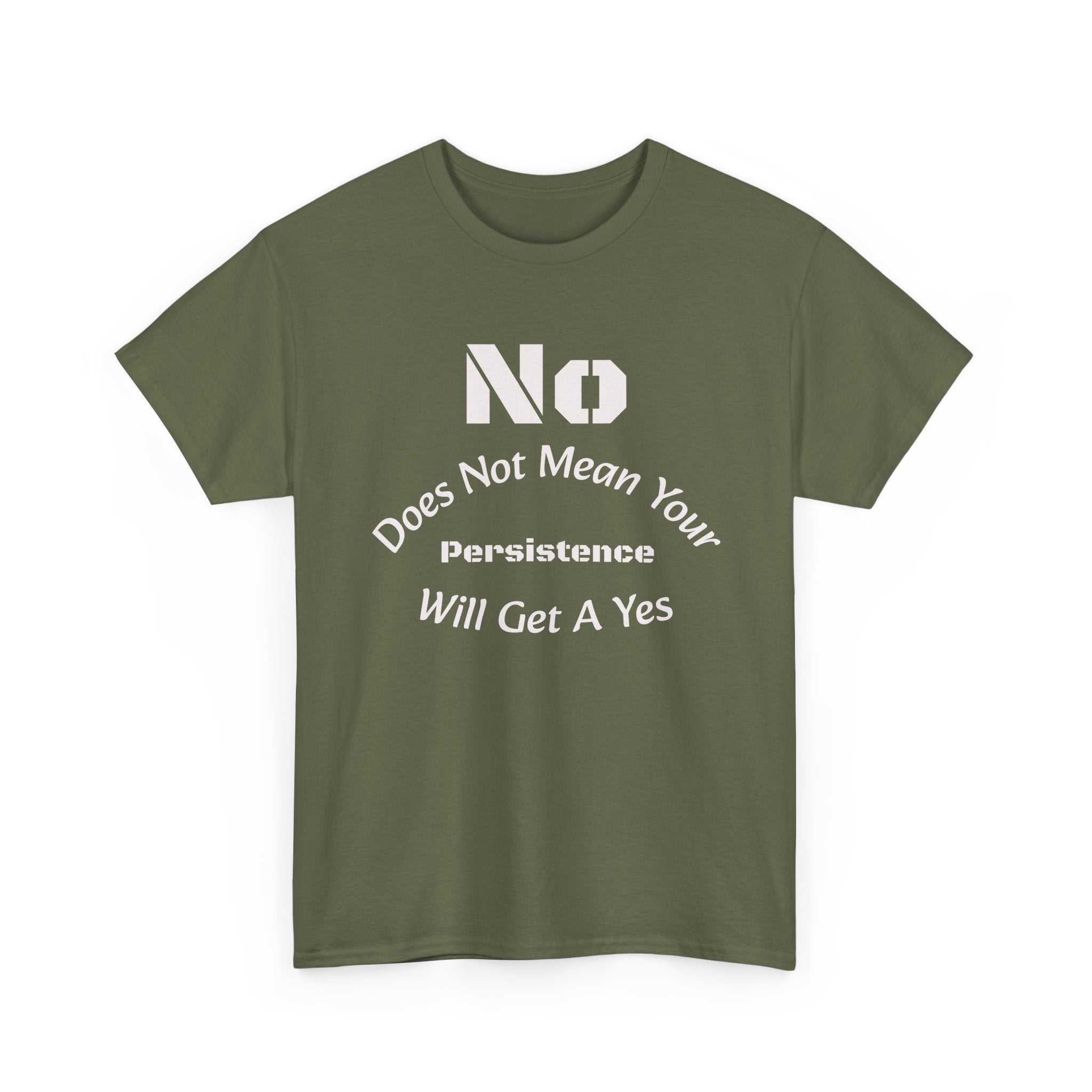 No Means No Shirt Unisex Heavy Cotton Tee